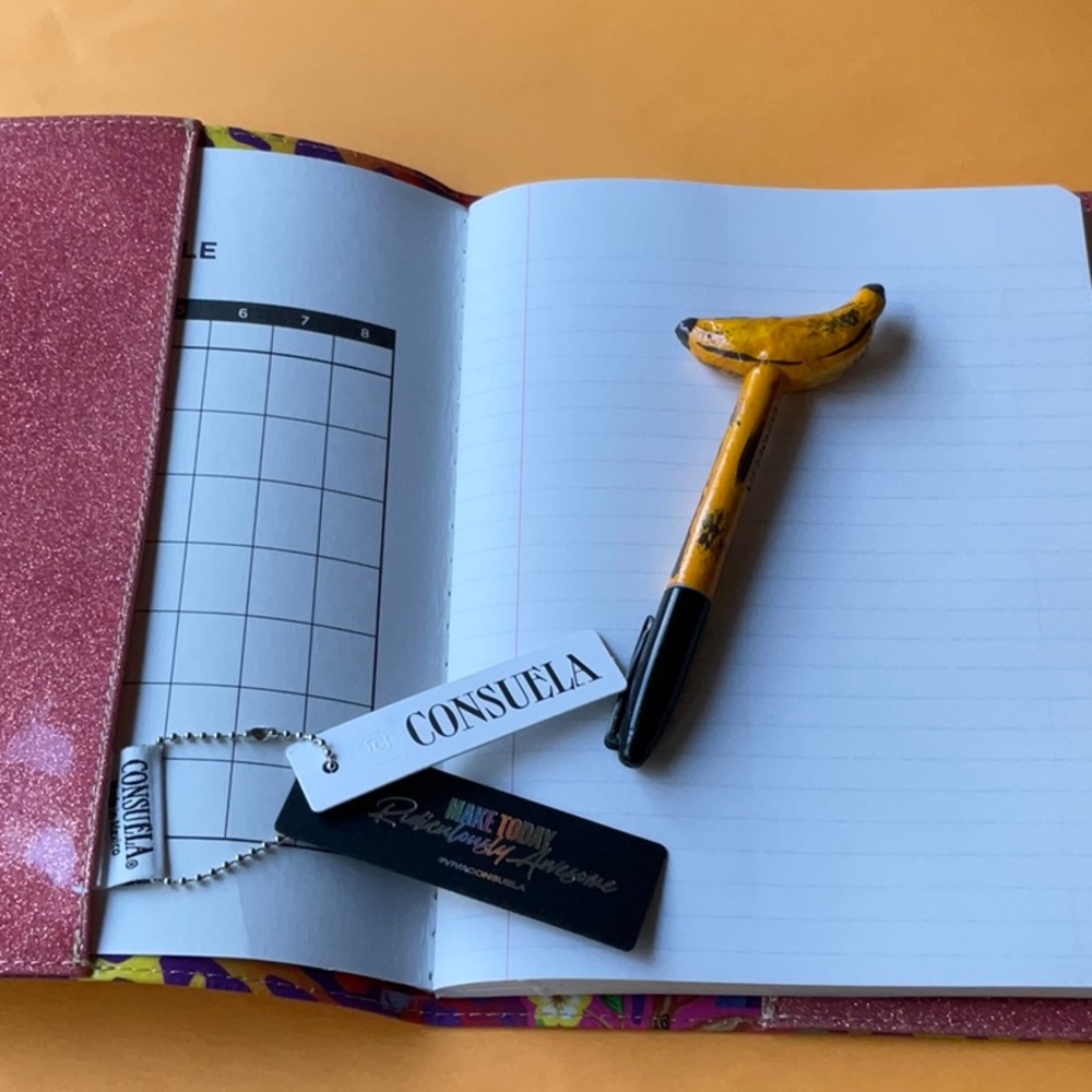 🍌📙🍌 CONSUELA NOTEBOOK AND BANANA MARKER 🍌📙🍌 NWT 🍌📙🍌 - Picture 15 of 16